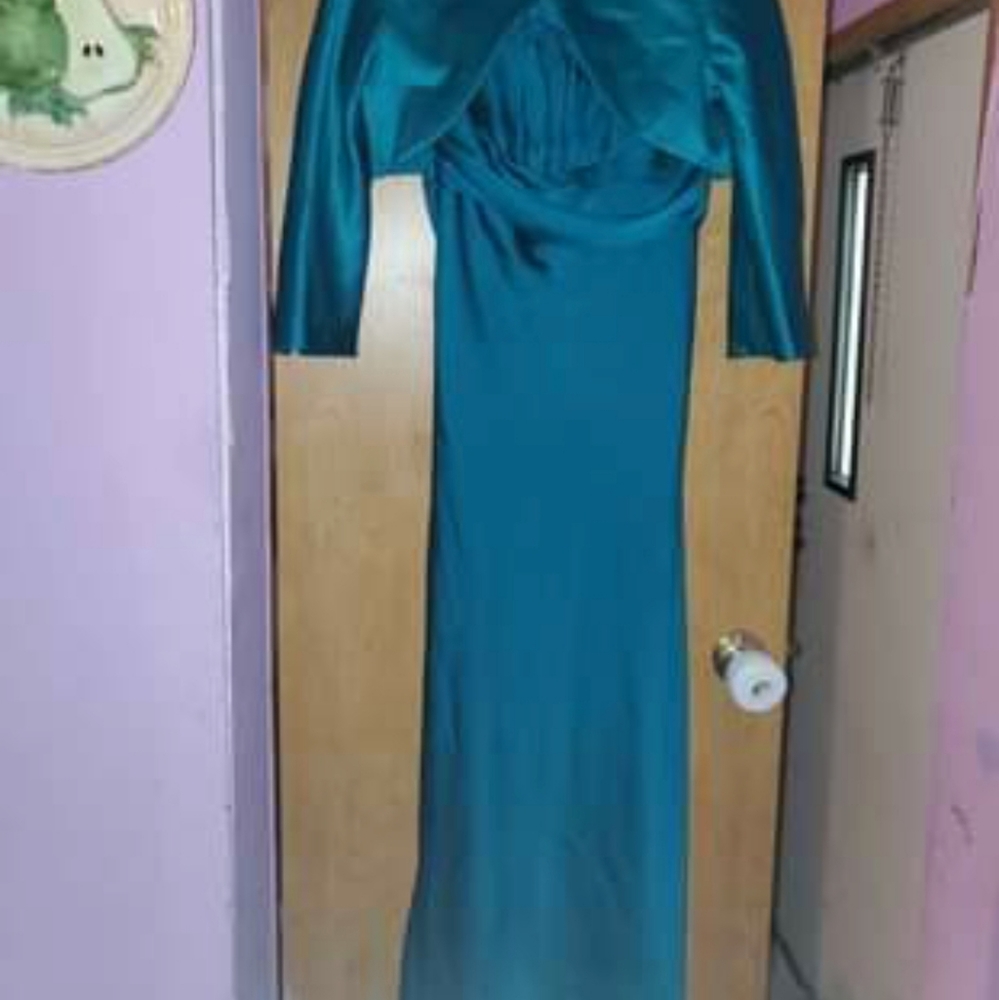Davids bridal dress and jacket